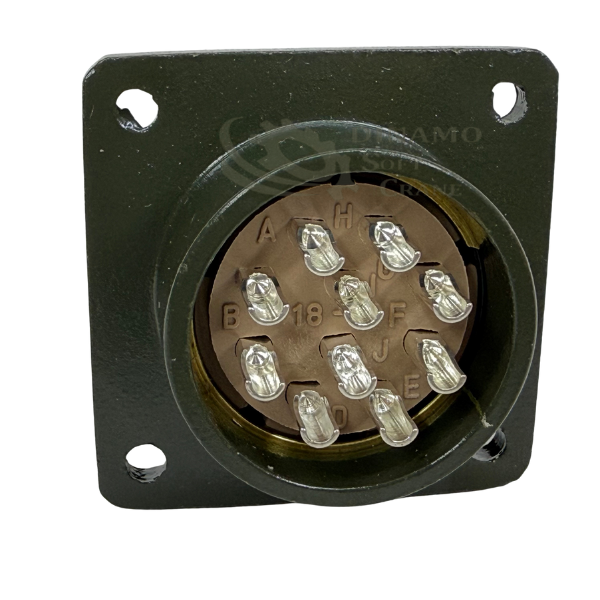 CONECTOR MILITAR 10 VIAS MACHO