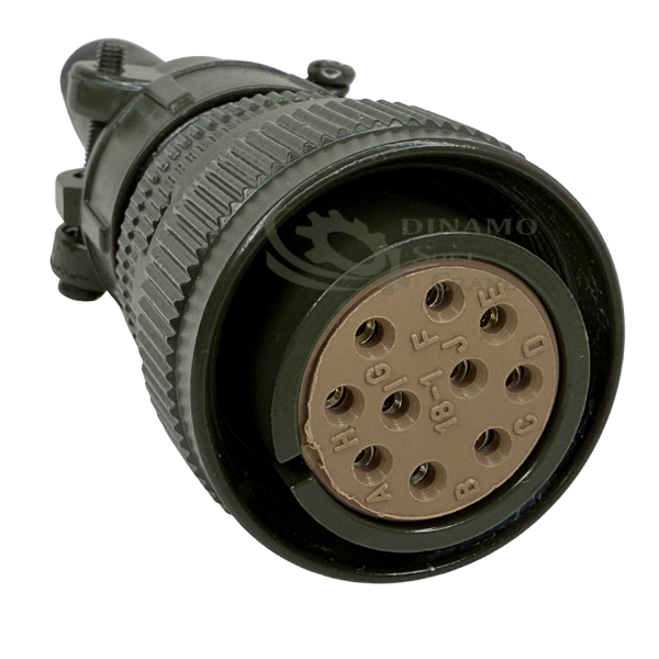 CONECTOR MILITAR 10 VIAS FEMEA