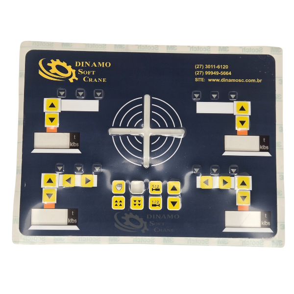 TECLADO DE MEMBRANA DE PATOLAMENTO SANY