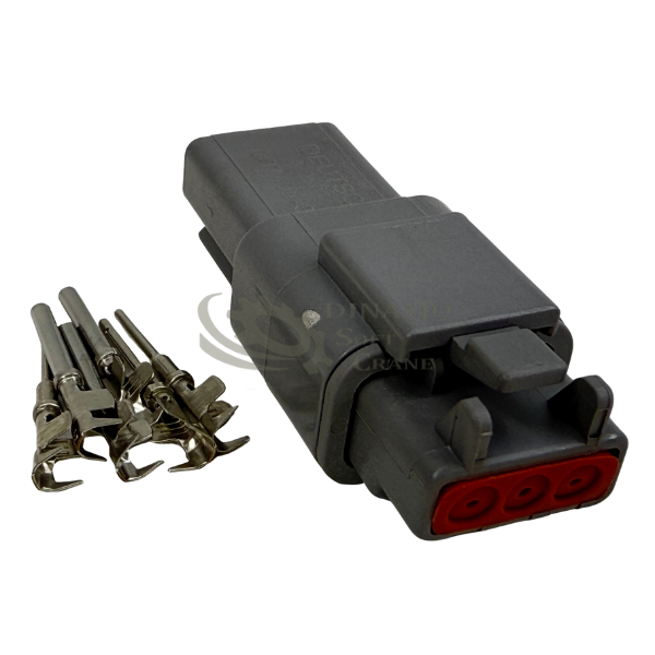 CONECTOR DEUTSCH 3 VIAS QUADRADO