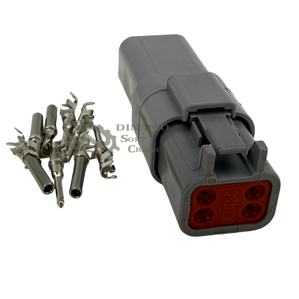 CONECTOR DEUTSCH 4 PINOS MEDIO