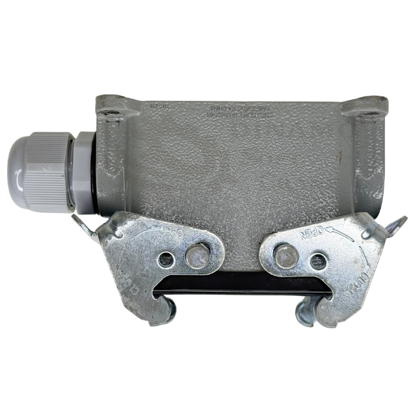 BASE ALTA SOBREPOR 10 POLOS 2 TRAVAS LATERAIS + PRENSA CABO