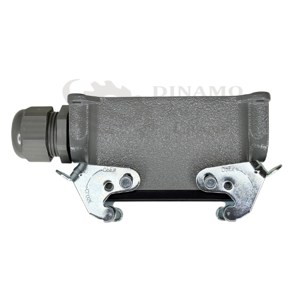 BASE ALTA SOBREPOR 16 POLOS - 2 TRAVAS LATERAIS + PRENSA CABO PG21