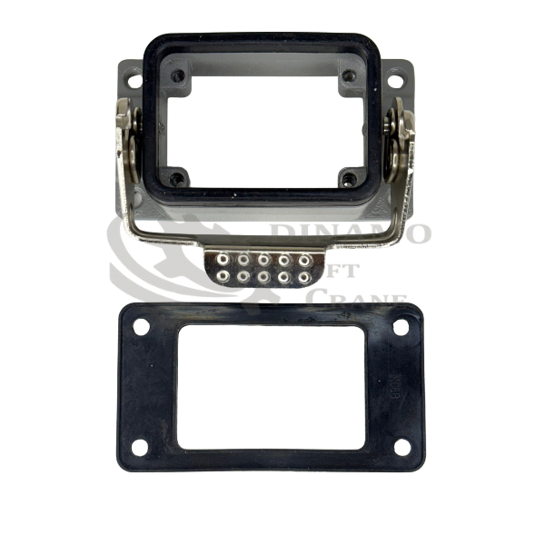 BASE BAIXA EMBUTIR 6 POLOS TRAVA FRONTAL