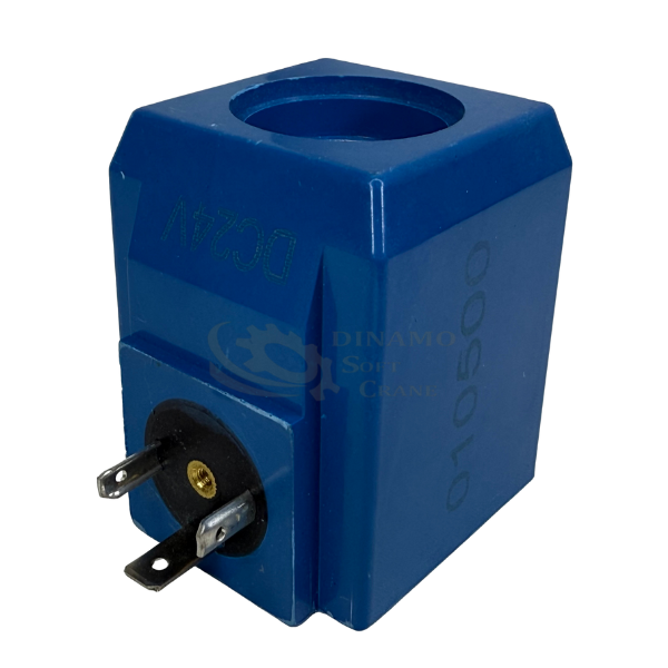 BOBINA SOLENOIDE 24V 23,7 X 60 MM 30WATTS CONECTOR DIN QUADRADO