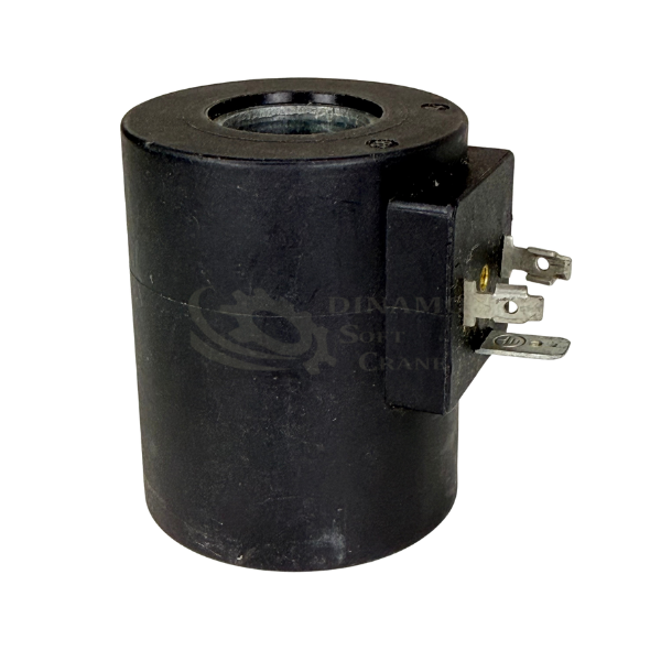 BOBINA SOLENOIDE 24V 19X56MM  48 WATTS CONECTO DIN REDONDO