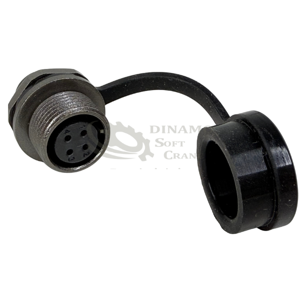 CONECTOR CIRCULAR BASE 4 VIAS F