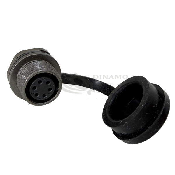 CONECTOR CIRCULAR BASE 6 VIAS F
