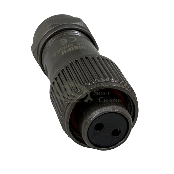 CONECTOR CIRCULAR 2 VIAS F