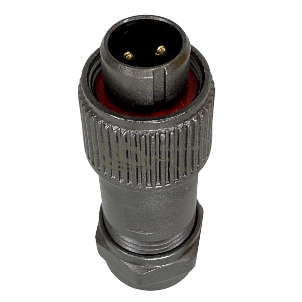 CONECTOR CIRCULAR 2 VIAS M