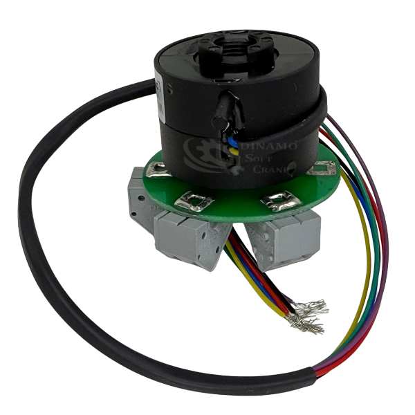 MINI SWIVELL ELETRICO COM PLACA - 6 FIOS