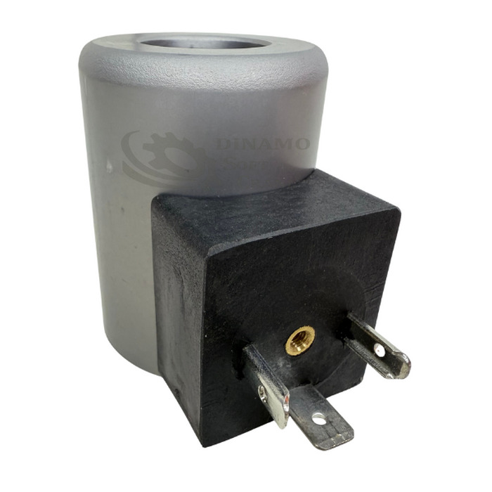 BOBINA SOLENOIDE PROPORCINAL 24V 18X50CM 25 WATTS CONECTOR DIN REDONDO