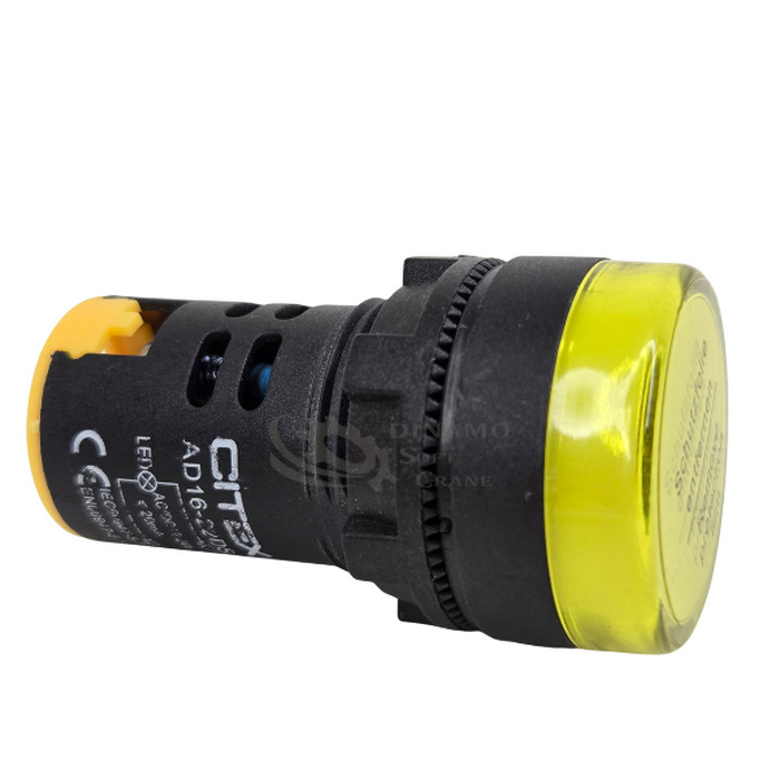 SINALEIRO LED 22MM - AMARELO 24 HS