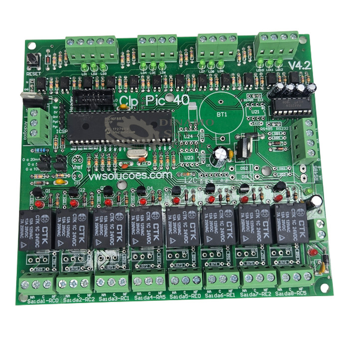 PLACA CLP PIC 40 V4.1 - 24VCC