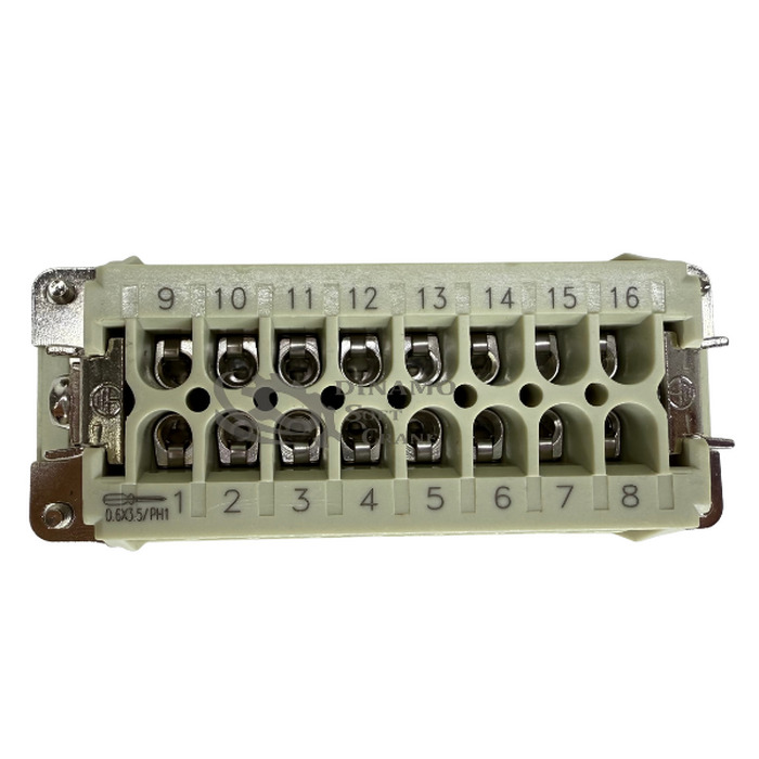 MIOLO FEMEA 16 POLOS + TERRA 16A 500V