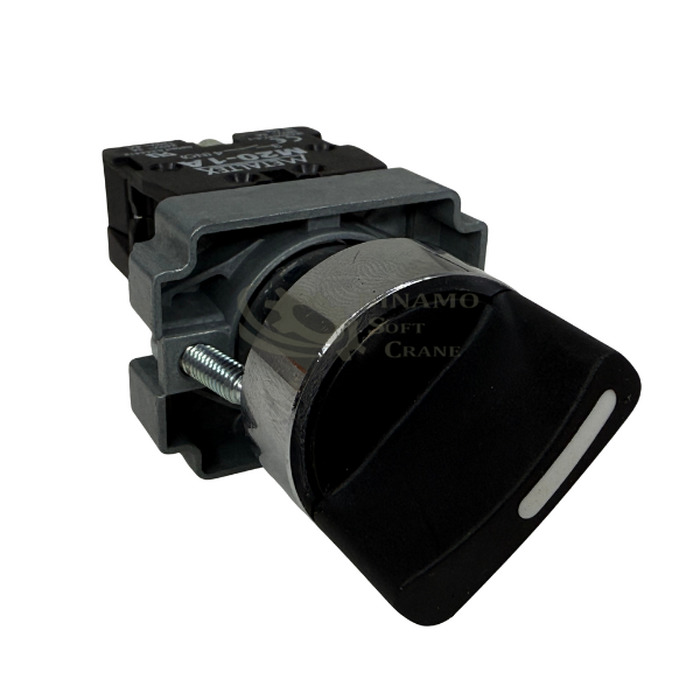 CHAVE SELETORA METALICO KNOB CURTO 2POS FIXAS NA 90G
