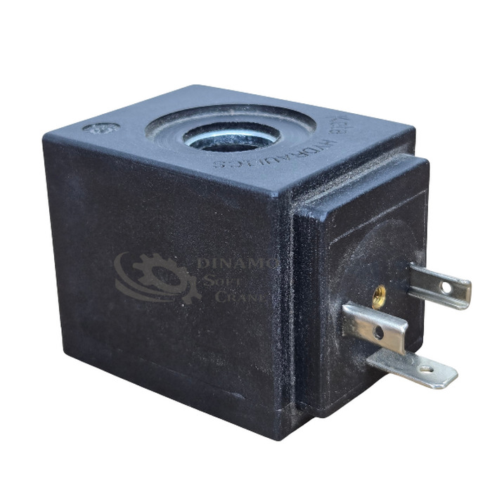 BOBINA SOLENOIDE 12V 13X38 MM 18 WATTS CONECTOR DIN QUADRADO