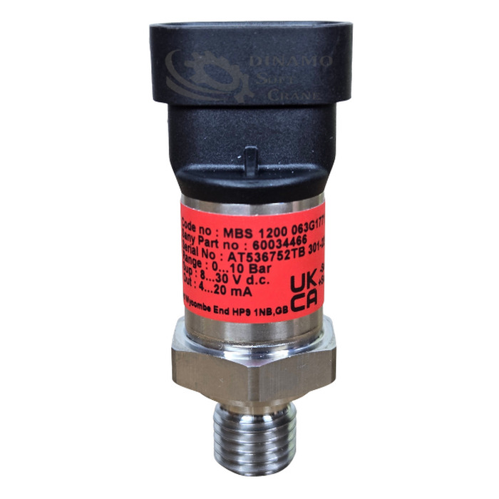 TRANSDUTOR PRESSAO MBS1200 - 10 BAR 4 A 20MA.