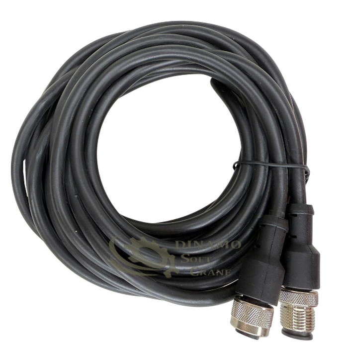 CABO SENSOR 5M CONECTOR 5 VIAS M12 MACHO M12 FEMEA