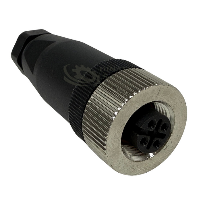 CONECTOR 4 VIAS M12 PG7 FEMEA MONTAVEL