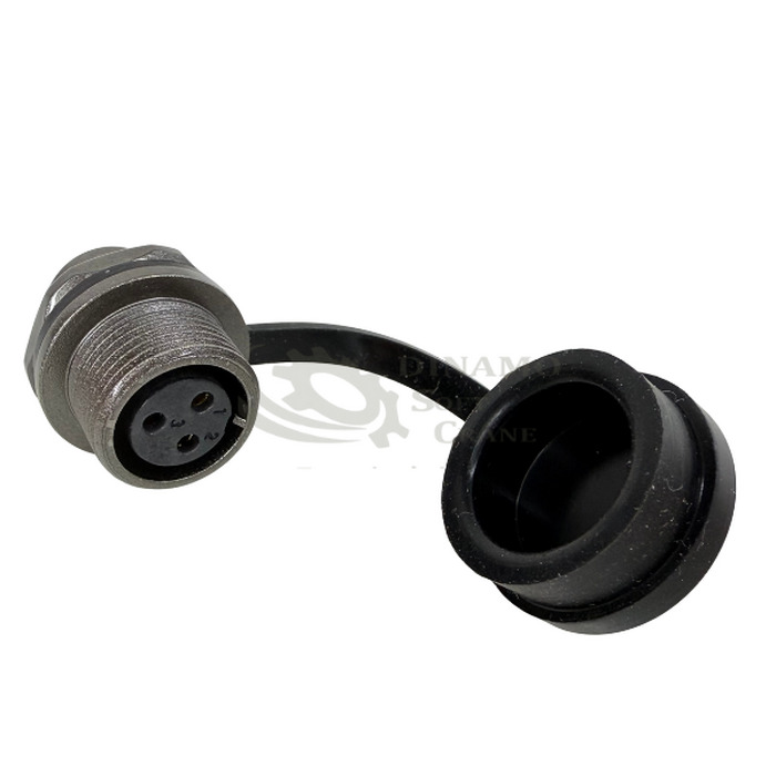 CONECTOR CIRCULAR BASE 3 VIAS F