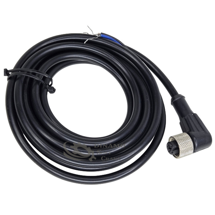 CABO M12 3 VIAS CONECTOR 90 GRAUS