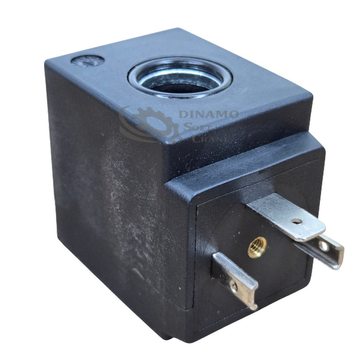 BOBINA SOLENOIDE 24V 13X38 MM 18 WATTS CONECTOR DIN QUADRADO