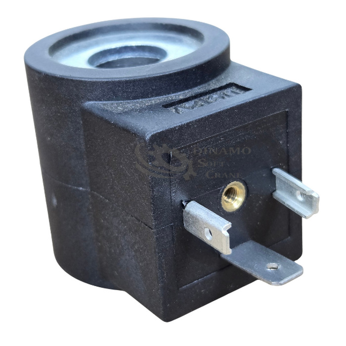BOBINA SOLENOIDE 12V 13X38MM 18 WATTS CONECTOR DIN REDONDO