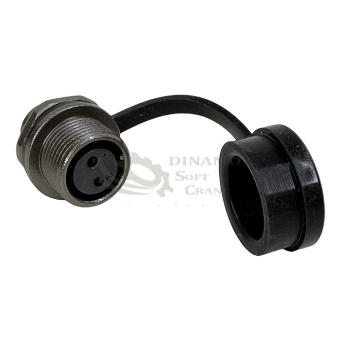 CONECTOR CIRCULAR BASE 2 VIAS F