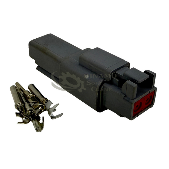 CONECTOR DEUTSCH 2 VIAS DT06-2S /DT04-2P (M/F)